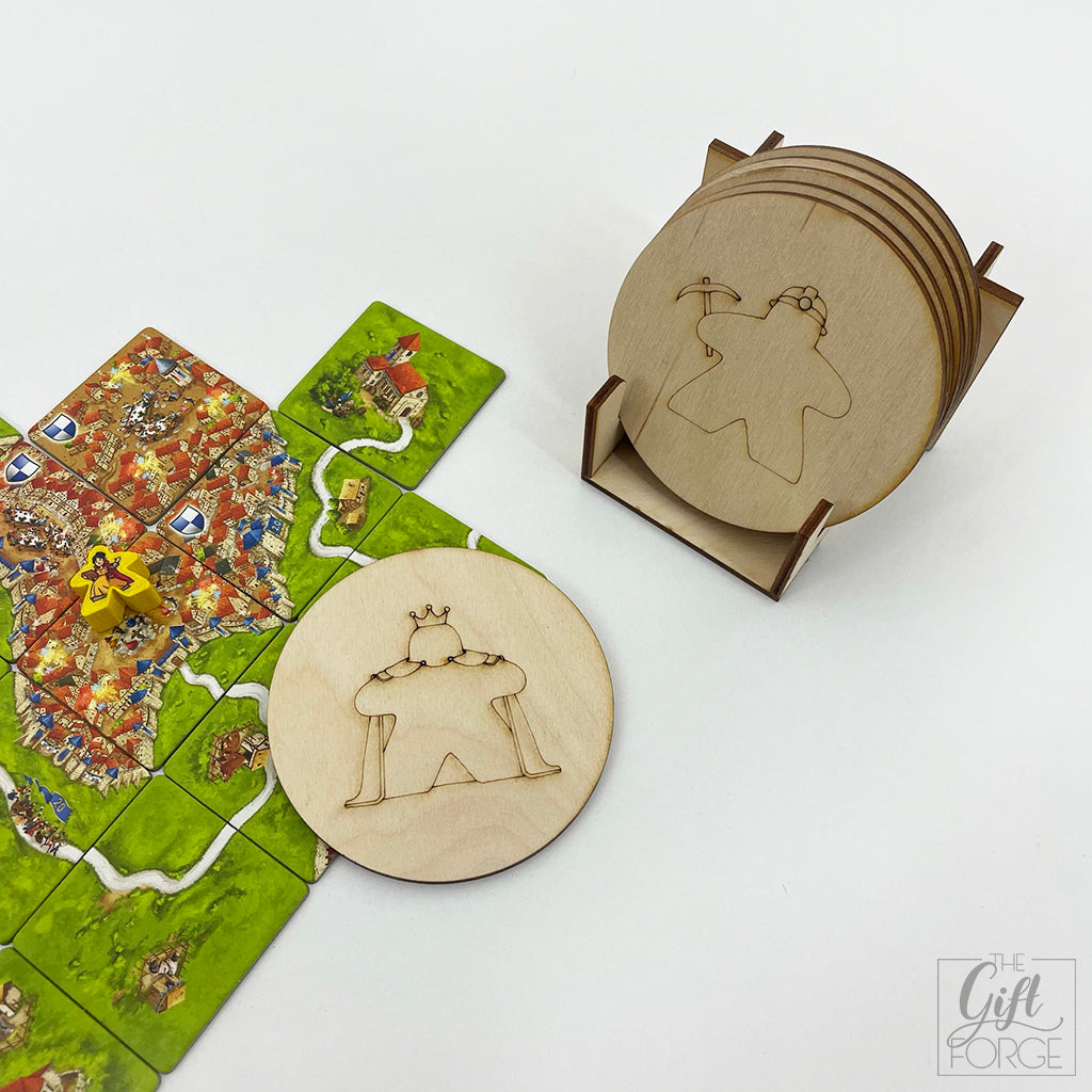 Meeple coasters (thematic 2)