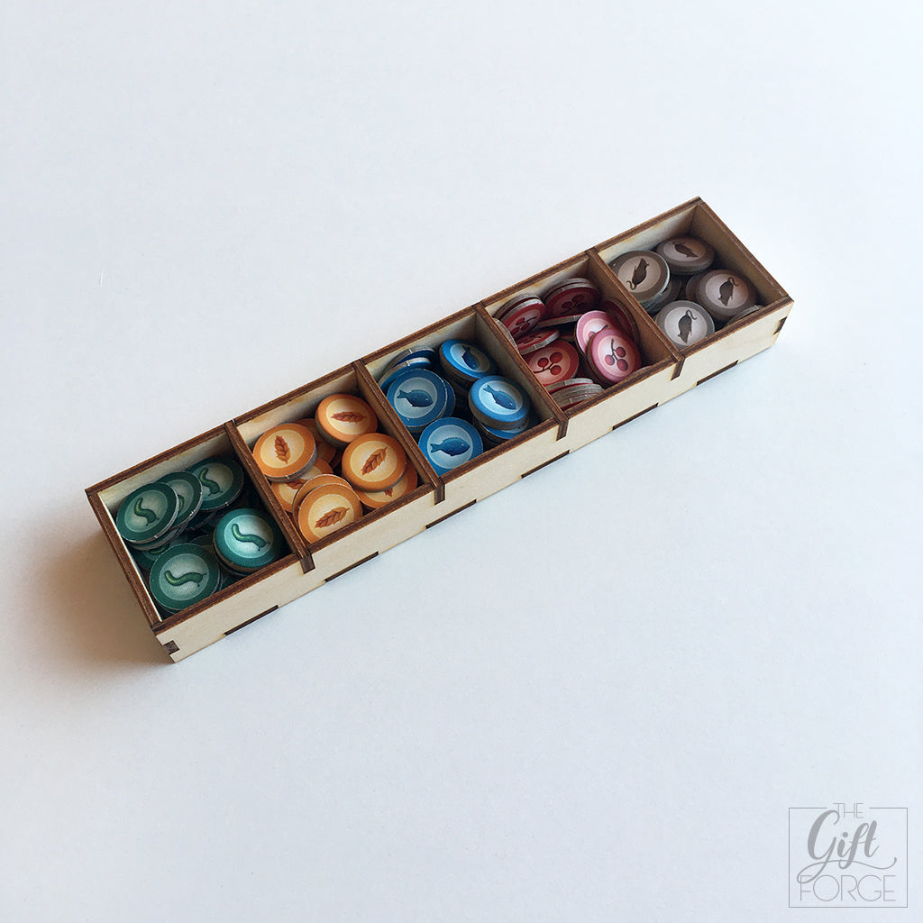 Insert compatible with Wingspan base game + European expansion