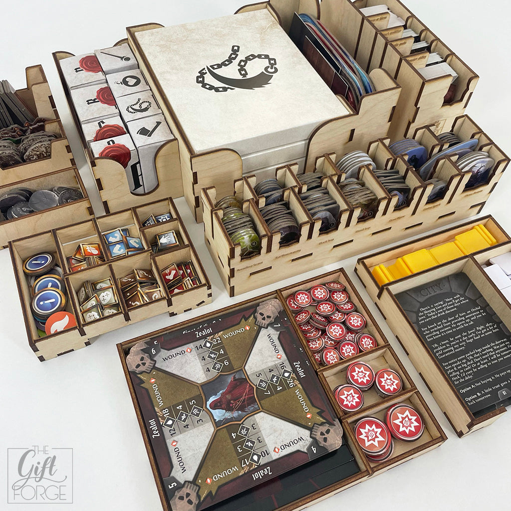 Insert compatible with Gloomhaven: Jaws of the Lion