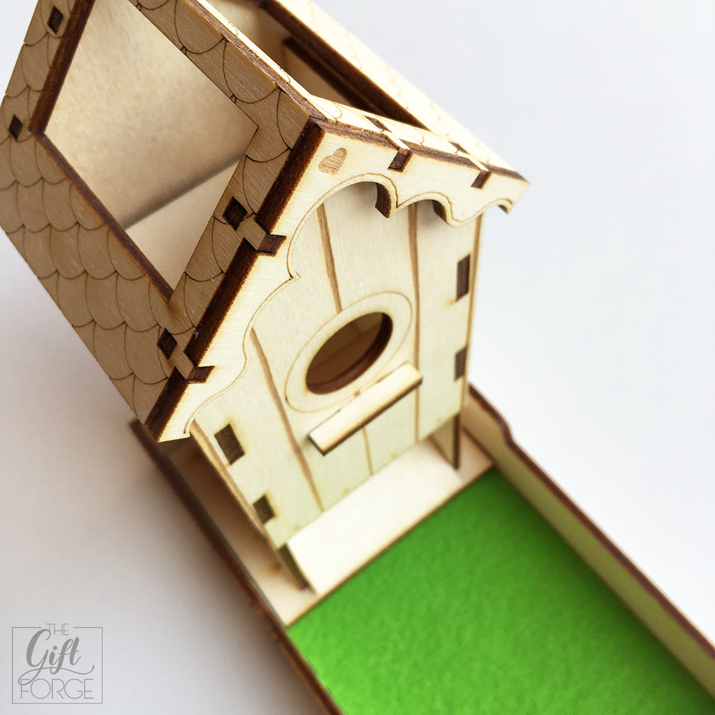 Bird house dice tower