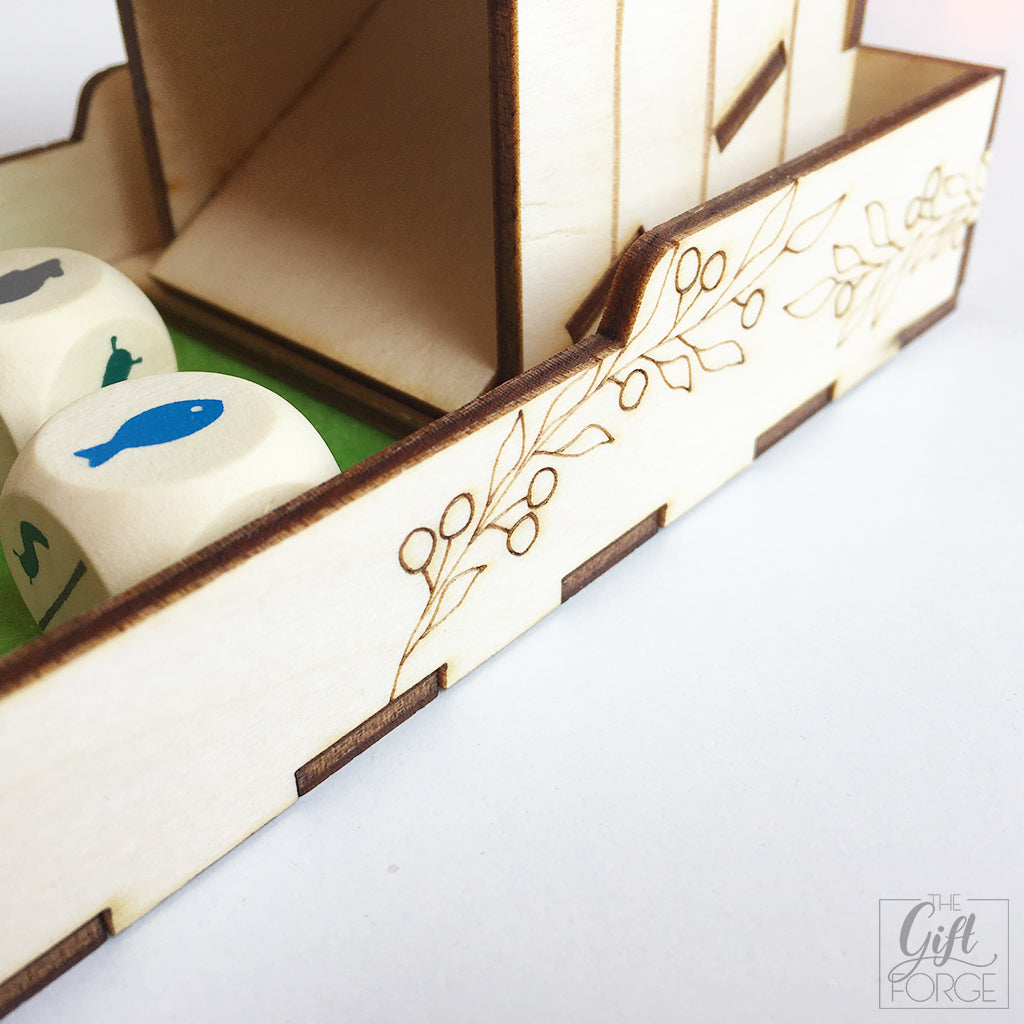 Bird house dice tower