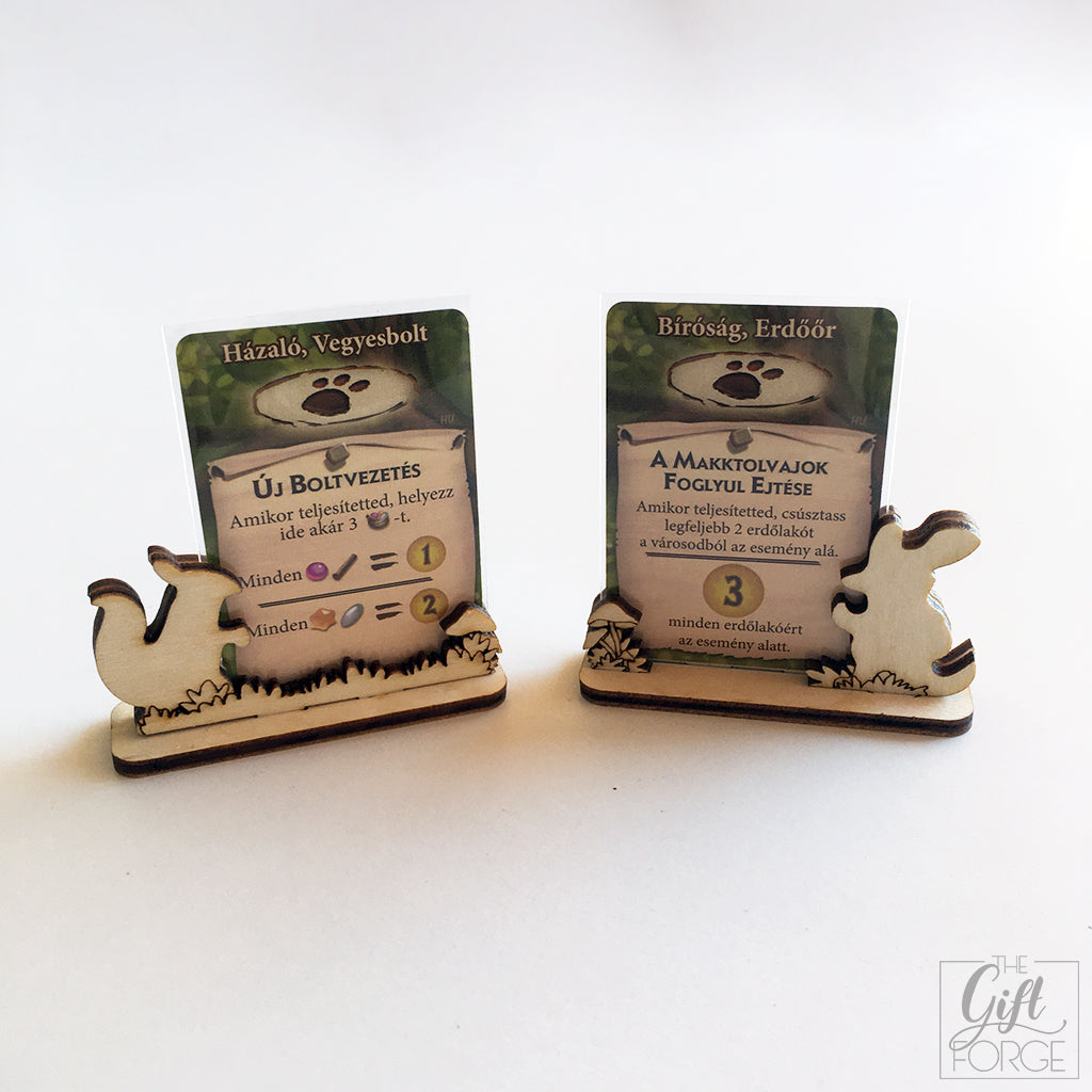 Special event card holder compatible with Everdell