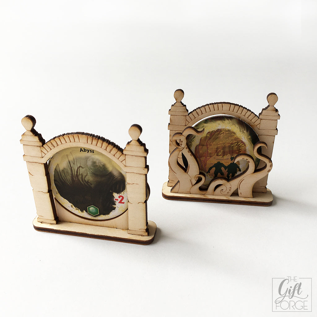 Gate holder compatible with Arkham/Eldritch Horror
