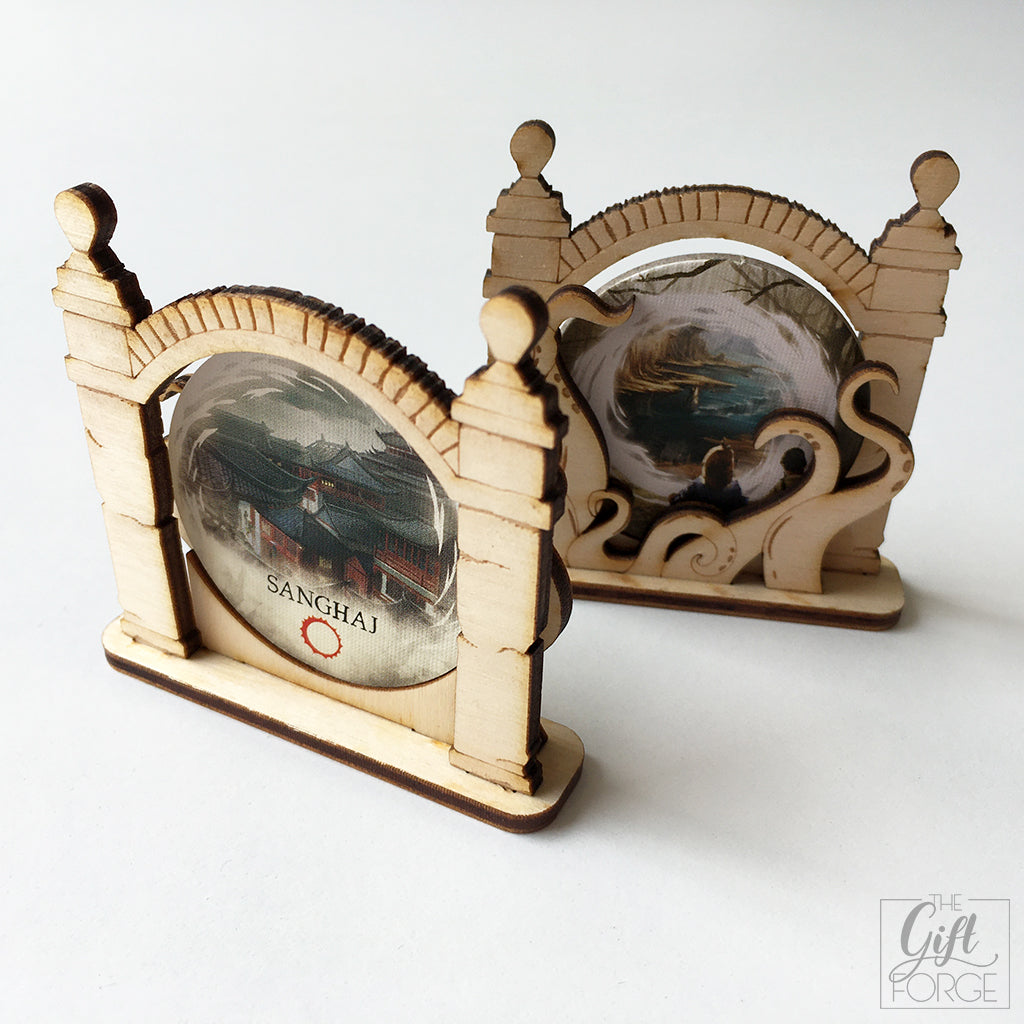Gate holder compatible with Arkham/Eldritch Horror