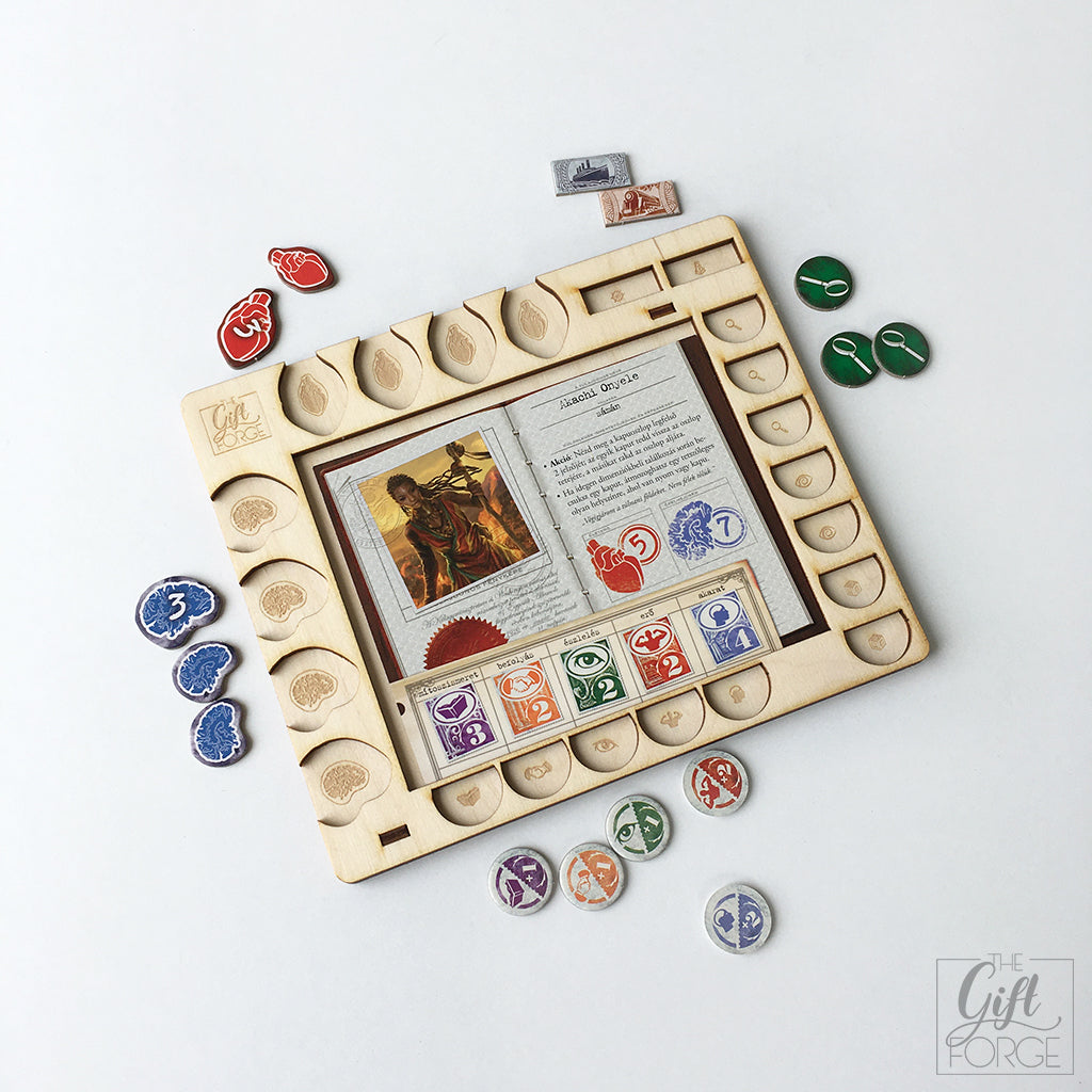 Player board compatible with Eldritch Horror