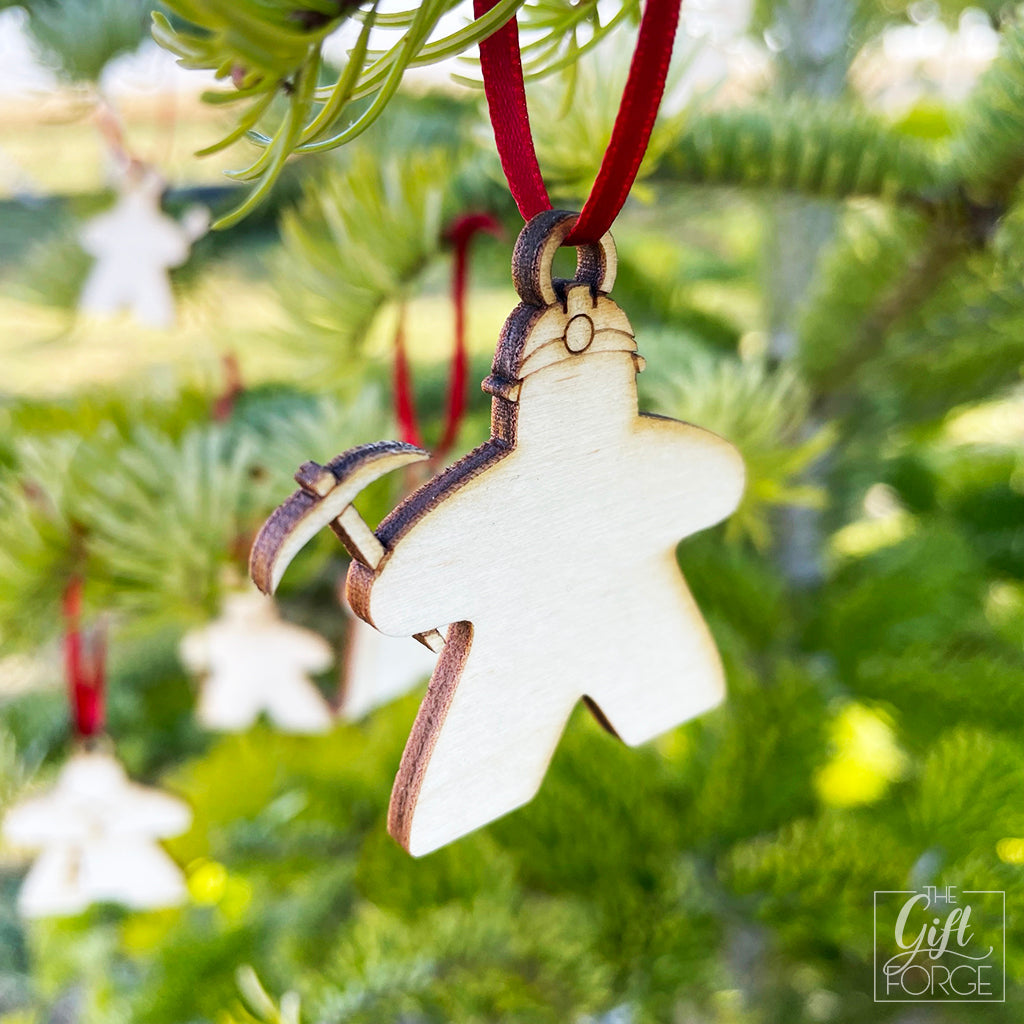 Christmas tree ornaments - Meeple (euro style)