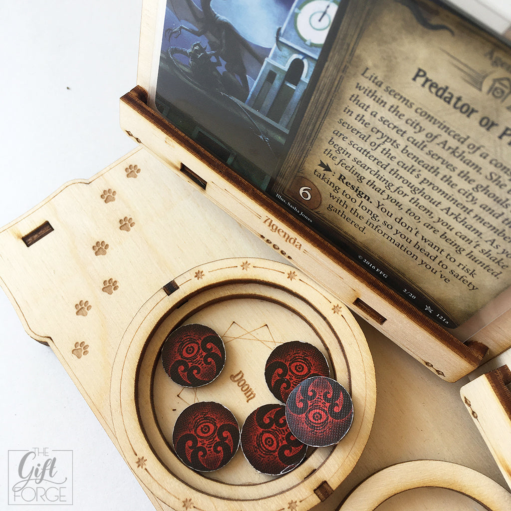 Agenda/Act holder compatible with Arkham Horror: The Card Game