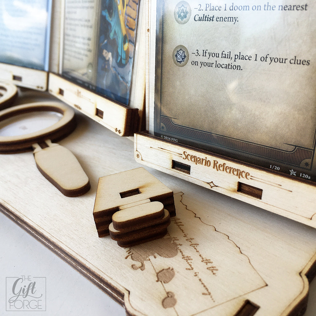 Agenda/Act holder compatible with Arkham Horror: The Card Game