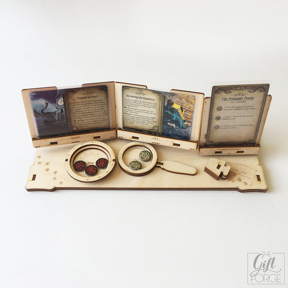Agenda/Act holder compatible with Arkham Horror: The Card Game