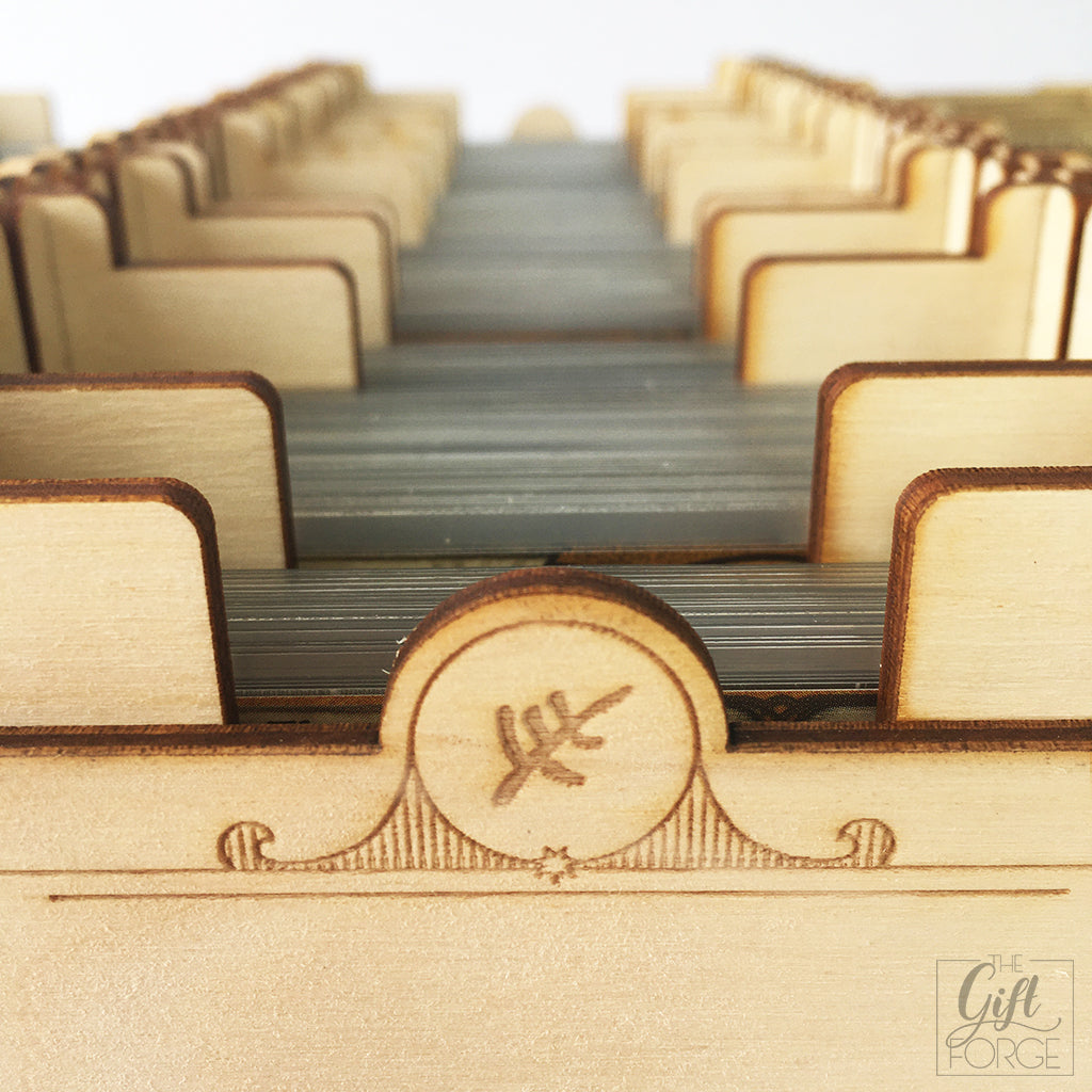 Big wooden box compatible with Arkham Horror: The Card Game