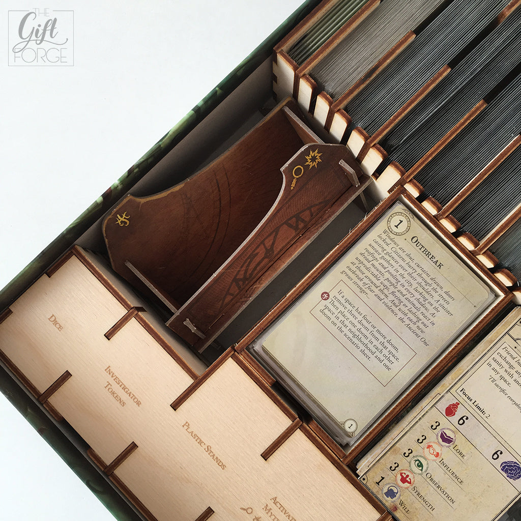 Insert compatible with Arkham Horror base game (3rd edition)