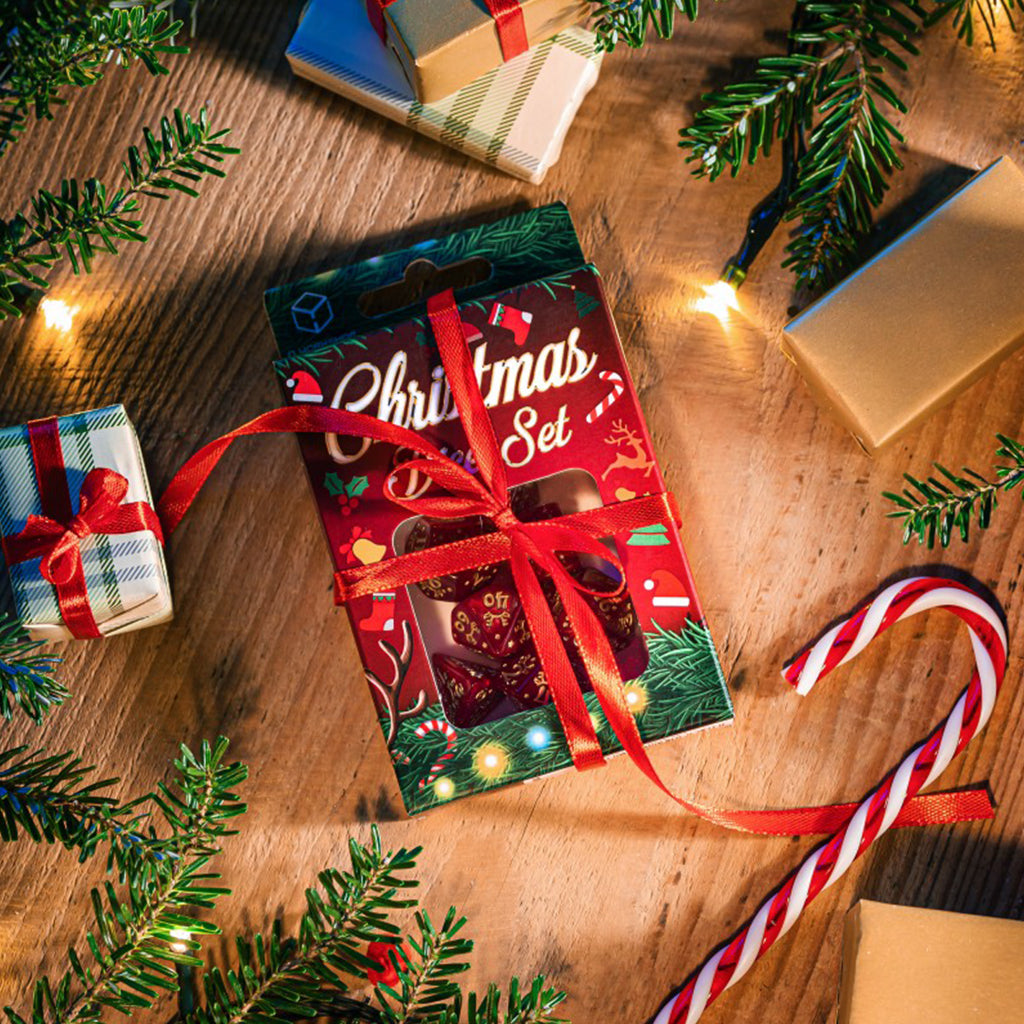 Christmas dice set