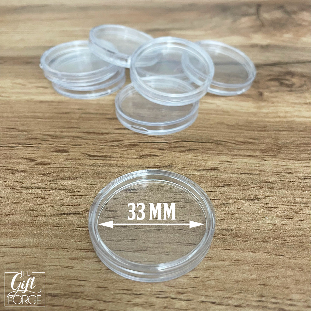 Coin capsule - 33 mm