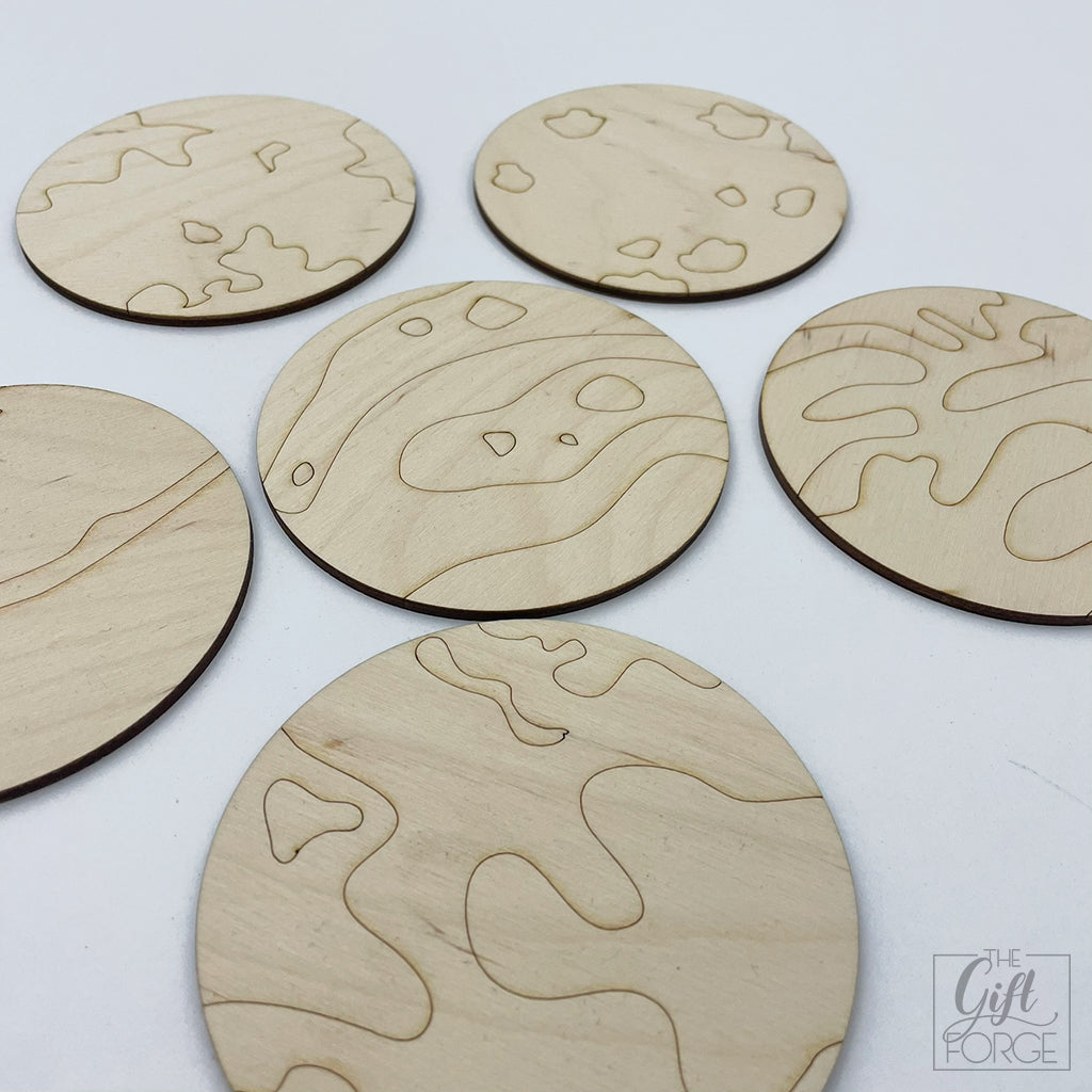 Choose your planet! coasters