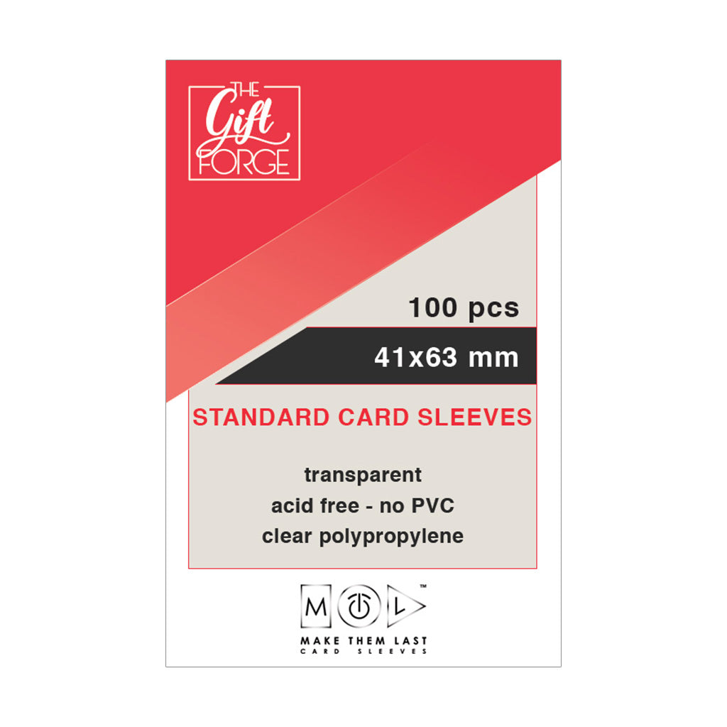 41x63 mm, 100 pcs standard card sleeves