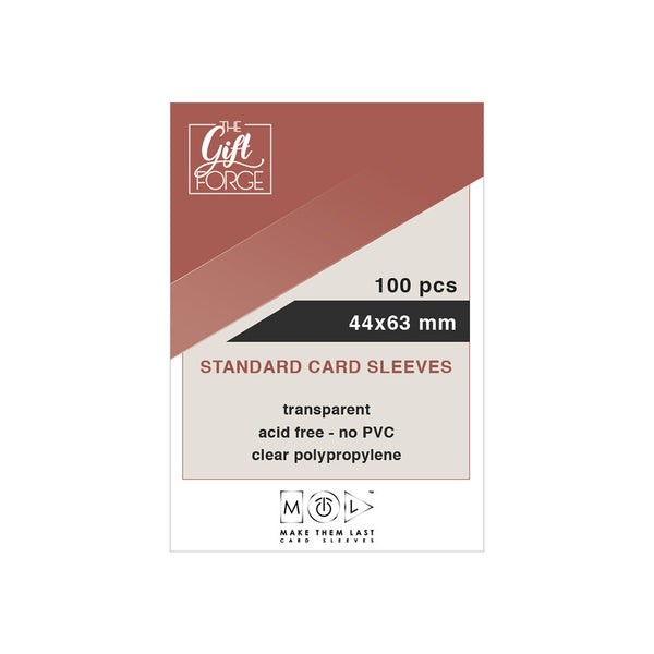 44x63 mm, 100 pcs standard card sleeves