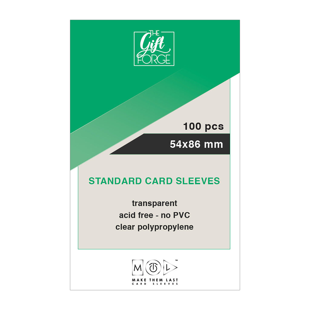 54x86 mm, 100 pcs standard card sleeves