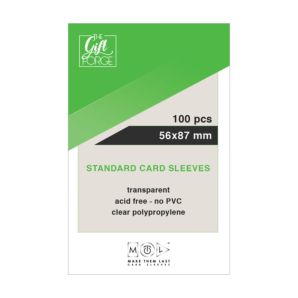 56x87 mm, 100 pcs standard card sleeves