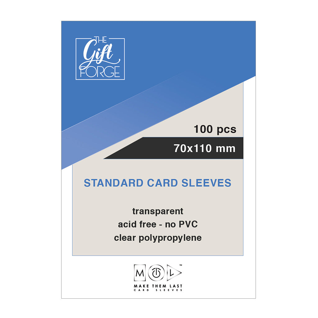 70x110 mm, 100 pcs standard card sleeves