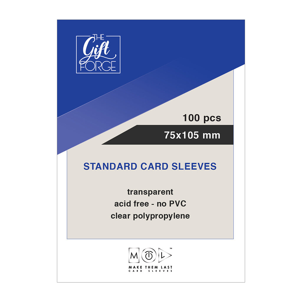 75x105 mm, 100 pcs standard card sleeves