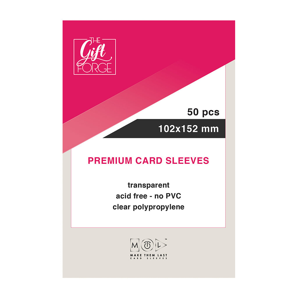 102x152 mm, 50 pcs premium card sleeves