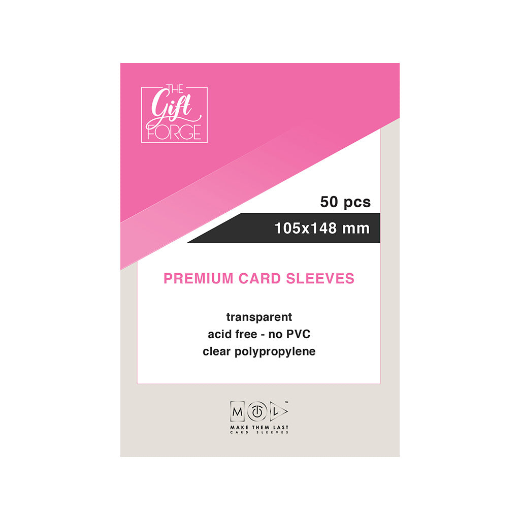 105x148 mm, 50 pcs premium card sleeves