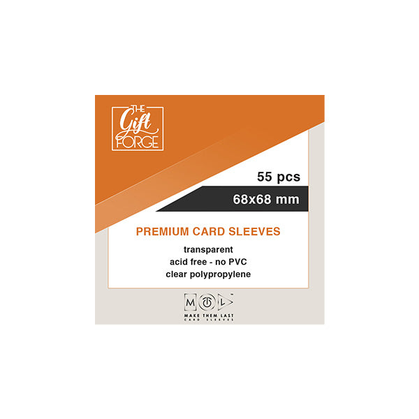 68x68 mm, 50 pcs premium card sleeves