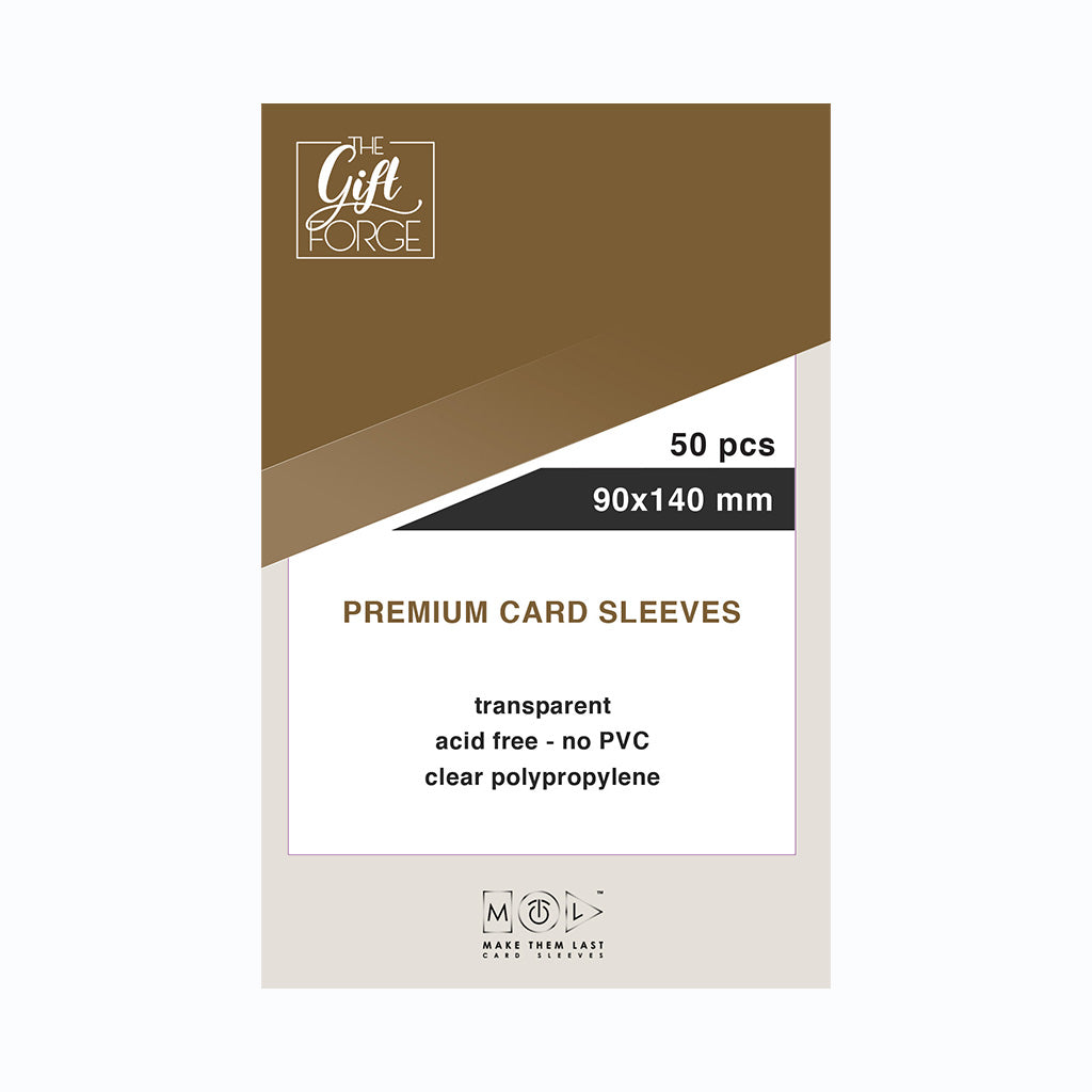 90x140 mm, 50 pcs premium card sleeves