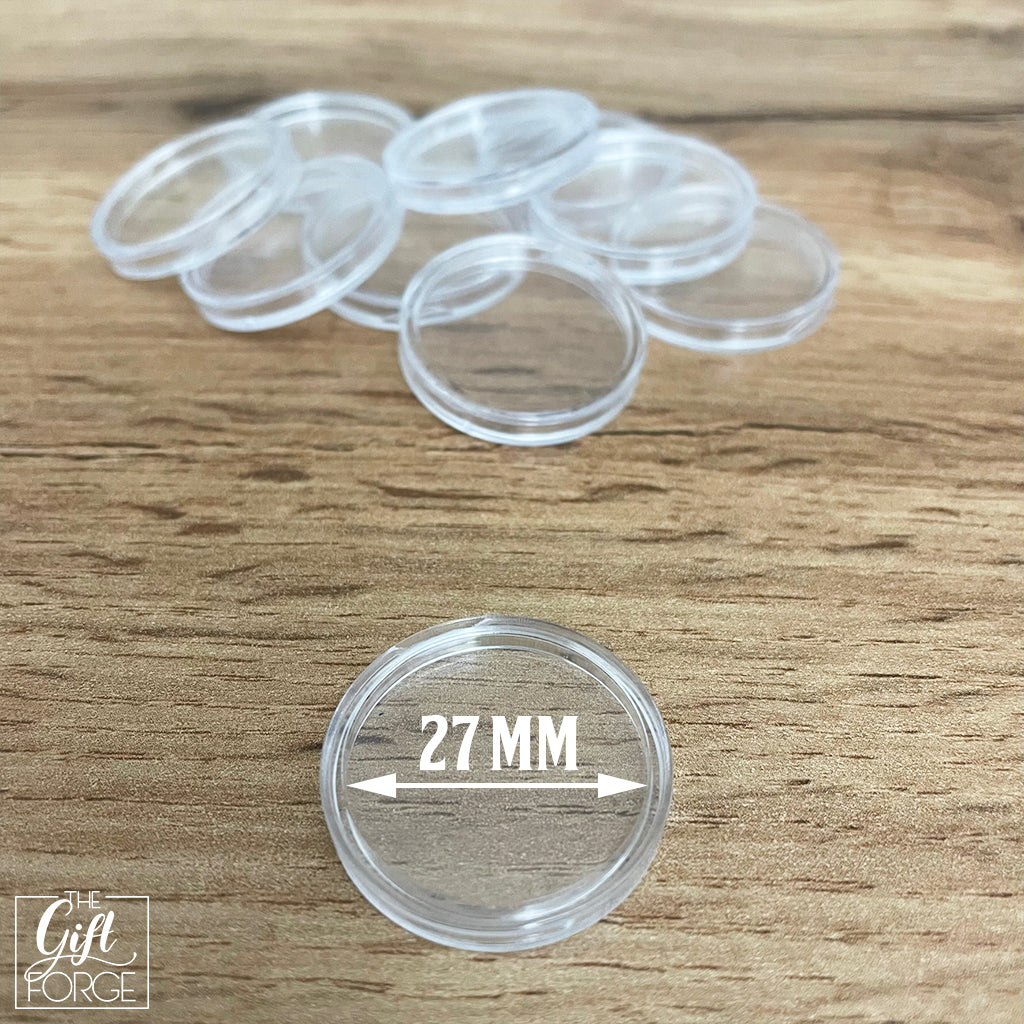 Coin capsule - 27 mm