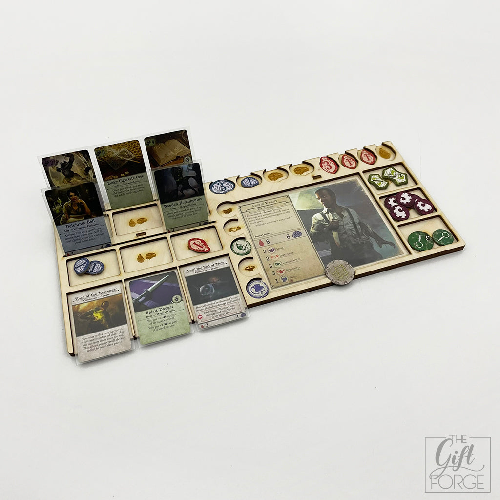 Player board compatible with Arkham Horror (3rd edition)