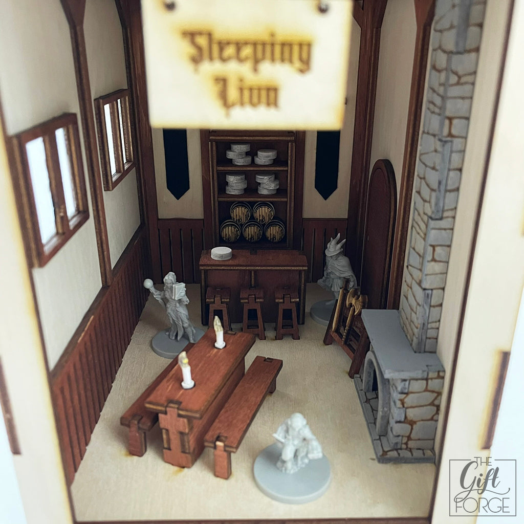 Book nook - Sleeping Lion tavern