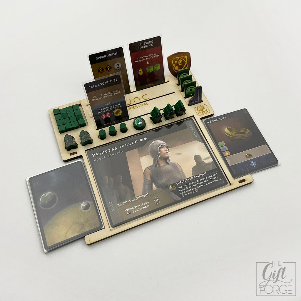 Player board compatible with Dune: Imperium