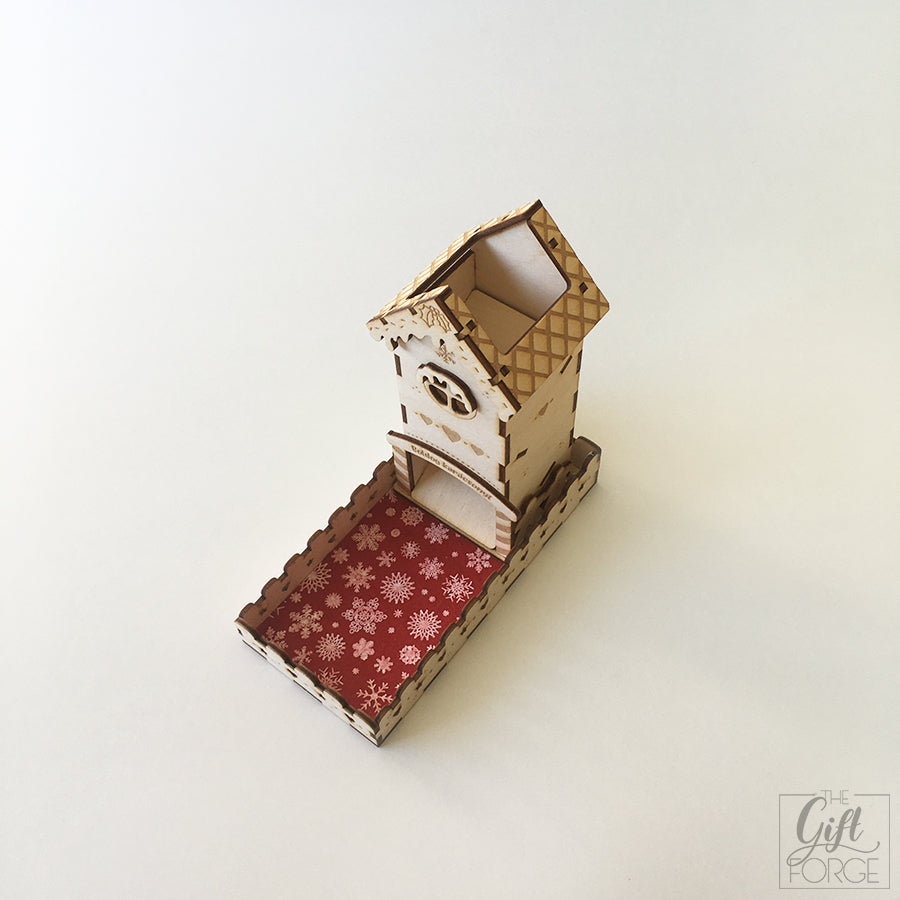 Gingerbread dice tower