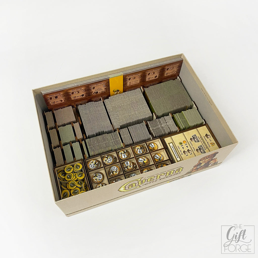 Insert compatible with Caverna: The Cave Farmers