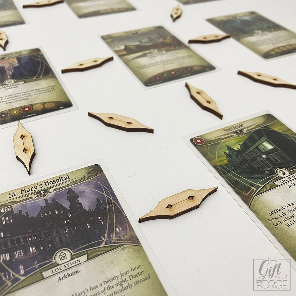 Path marker with Arkham Horror: The Card Game