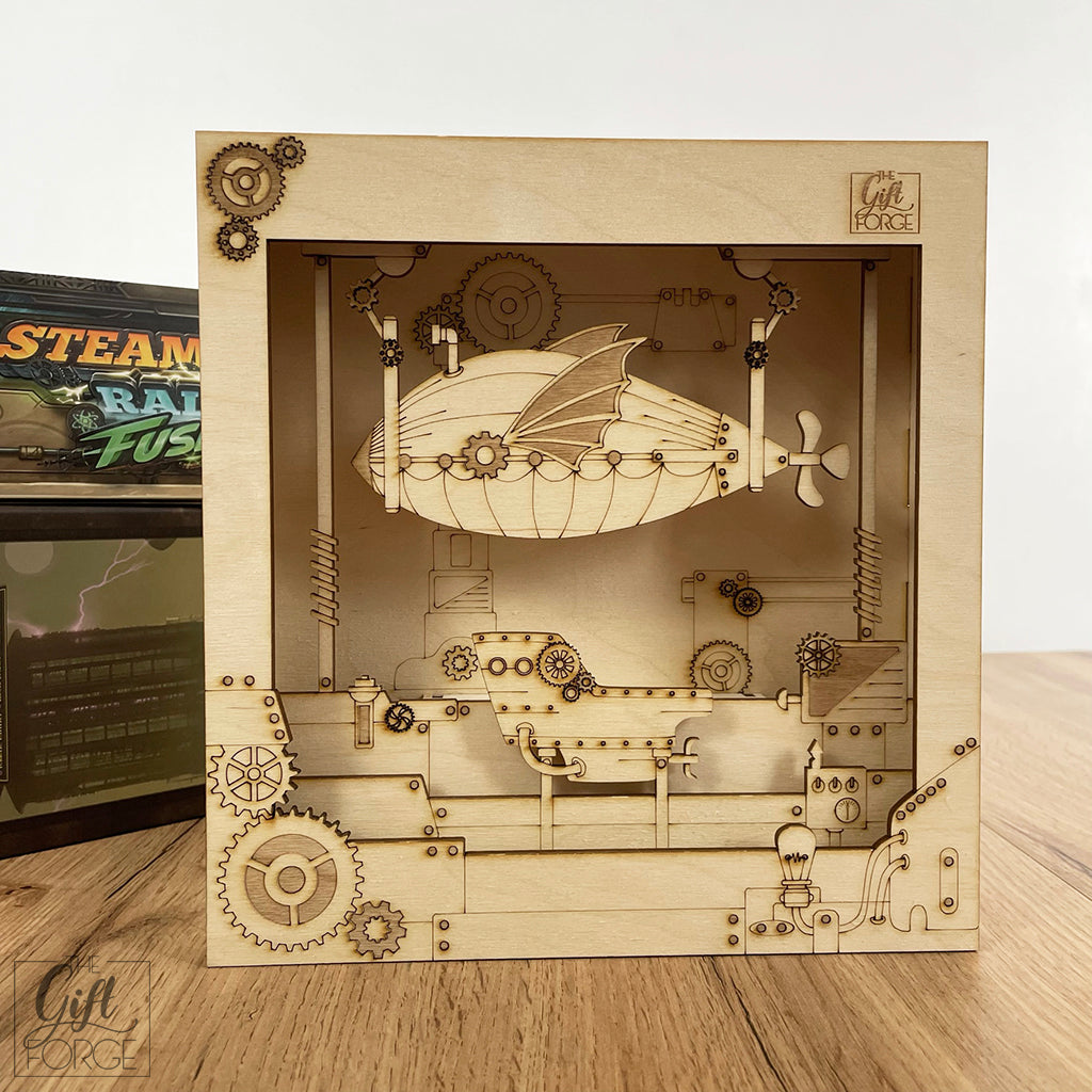 Steampunk themed light box