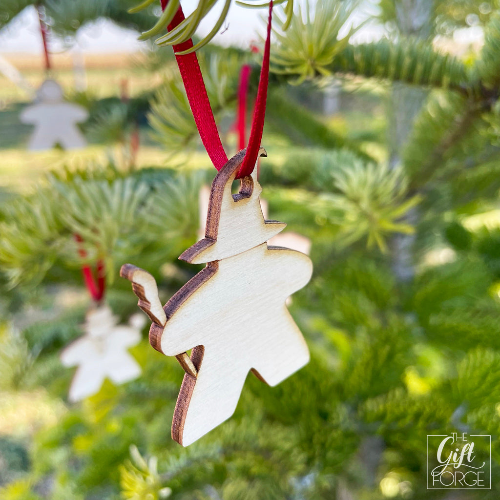 Christmas tree ornaments - Meeple (ameri style)
