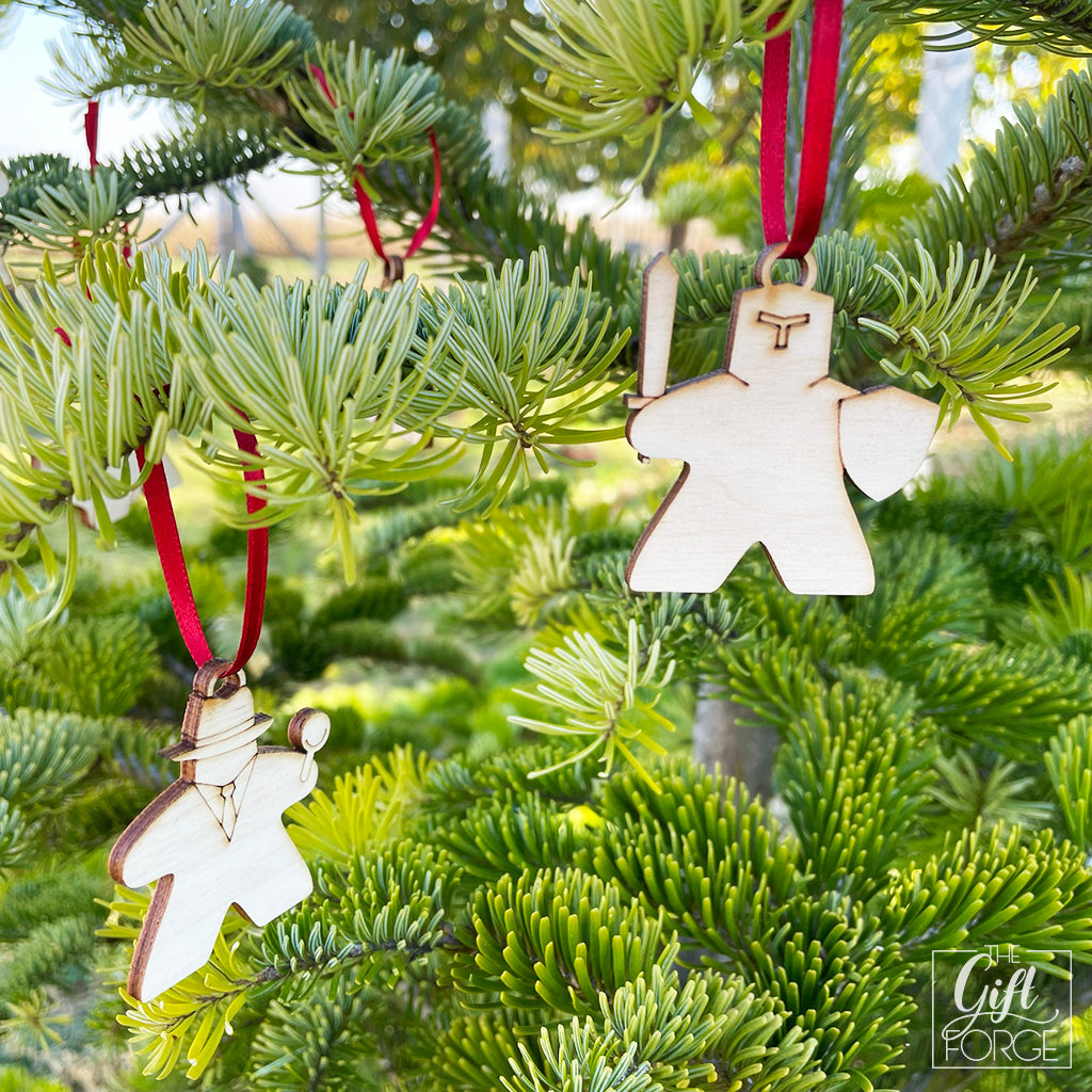 Christmas tree ornaments - Meeple (ameri style)
